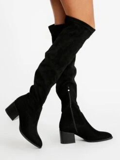 Lovery Stivali A Punta Scamosciati