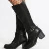 Queen Helena Stivali Al Ginocchio Con Tacco
