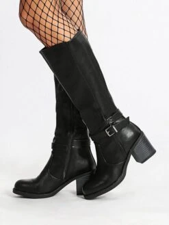 Queen Helena Stivali Al Ginocchio Con Tacco