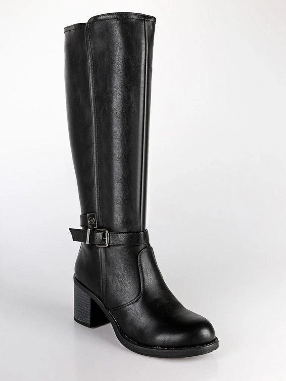 Queen Helena Stivali Al Ginocchio Con Tacco 2 Queen Helena Stivali Al Ginocchio Con Tacco - immagine 2