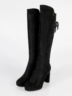 Laura Biagiotti Stivali Al Ginocchio Neri Con Tacco Largo 9 Laura Biagiotti Stivali Al Ginocchio Neri Con Tacco Largo -Laura Biagiotti Italia stivali al ginocchio neri con tacco largo 306529