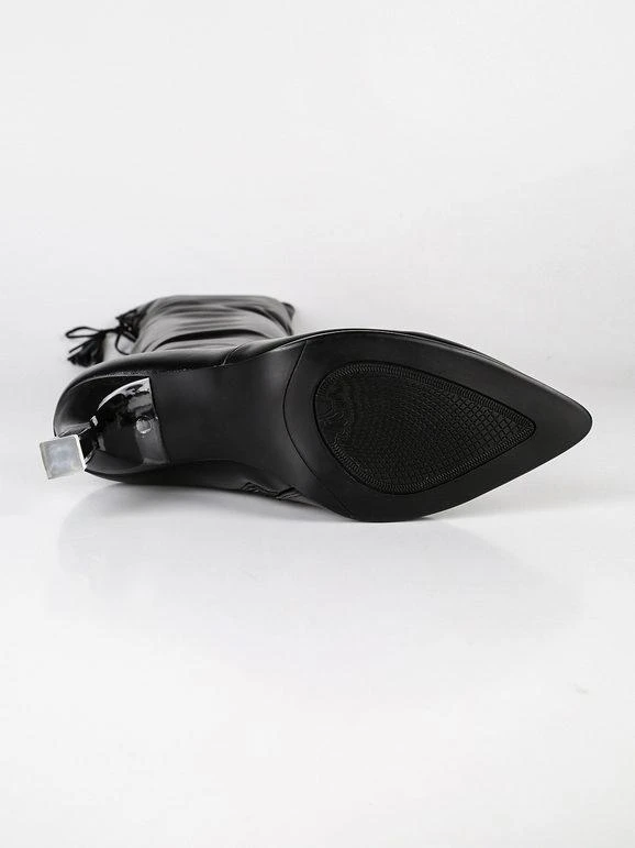 Braccialini Stivali Alti A Punta Con Tacco Trasparente 7 Braccialini Stivali Alti A Punta Con Tacco Trasparente - immagine 7