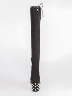 Catisa Stivali Alti Con Perle - Nero -Laura Biagiotti Italia stivali alti con perle nero 130371 big