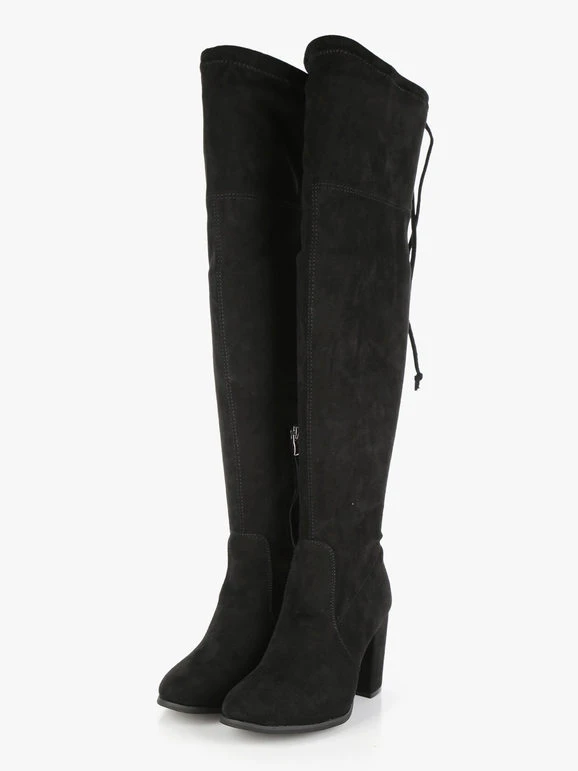 Energy Stivali Alti Da Donna Con Tacco Scamosciati 3 Energy Stivali Alti Da Donna Con Tacco Scamosciati - immagine 3