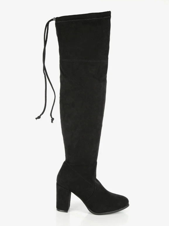 Energy Stivali Alti Da Donna Con Tacco Scamosciati 4 Energy Stivali Alti Da Donna Con Tacco Scamosciati - immagine 4