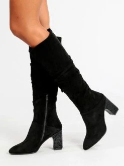 Xti Stivali Alti Donna Con Tacco