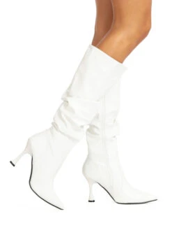 Stivali Alti Donna - Bianco