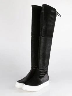 Janessa Stivali Alti In Velluto -Laura Biagiotti Italia stivali alti in velluto 52310 big