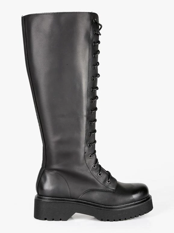 Dame Rose Stivali Alti Stringati Con Plateu 4 Dame Rose Stivali Alti Stringati Con Plateu - immagine 4