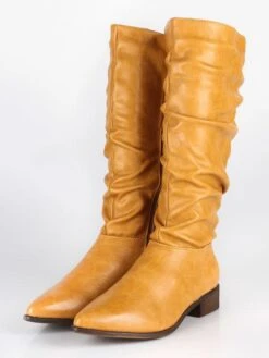 Stivali Arricciati A Punta - Giallo -Laura Biagiotti Italia stivali arricciati a punta 292008