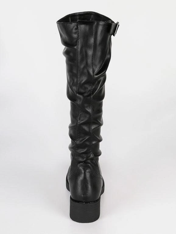 Queen Helena Stivali Arricciati Con Tacco Basso 6 Queen Helena Stivali Arricciati Con Tacco Basso - immagine 6