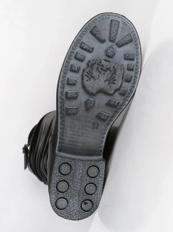 Queen Helena Stivali Arricciati Con Tacco Basso 7 Queen Helena Stivali Arricciati Con Tacco Basso - immagine 7