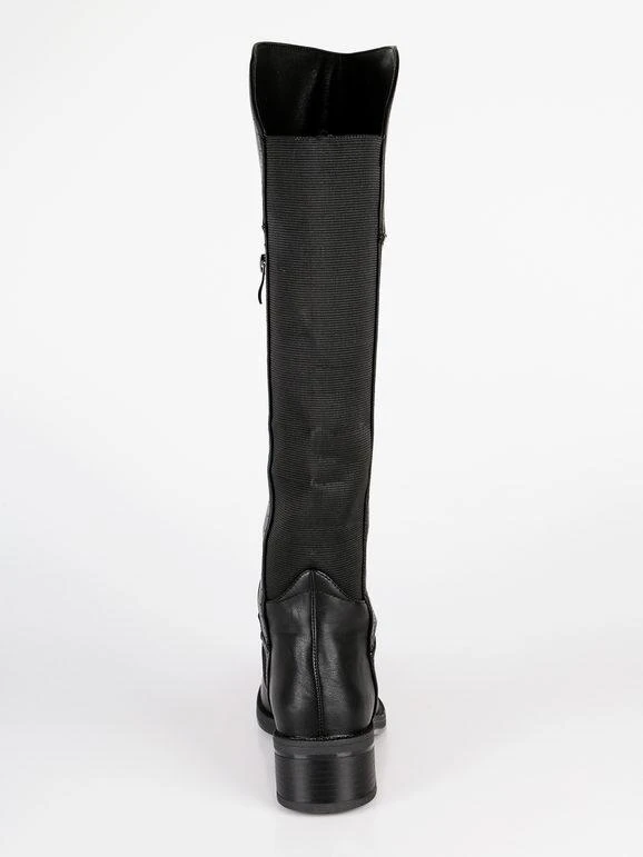 Queen Helena Stivali Con Tacco Basso 5 Queen Helena Stivali Con Tacco Basso - immagine 5