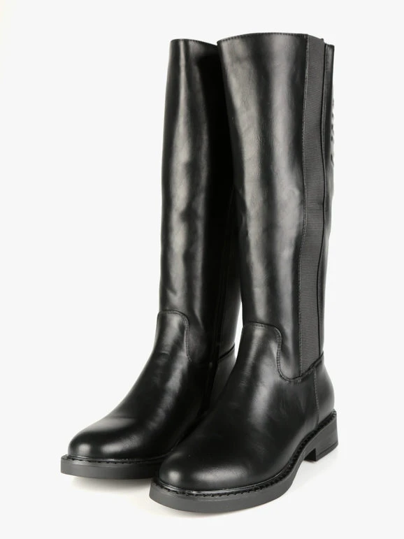 Stivali Da Donna Con Cerniera - Nero 3 Stivali Da Donna Con Cerniera - Nero - immagine 3