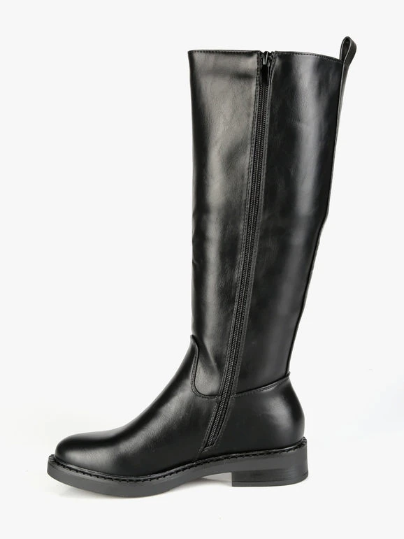 Stivali Da Donna Con Cerniera - Nero 5 Stivali Da Donna Con Cerniera - Nero - immagine 5
