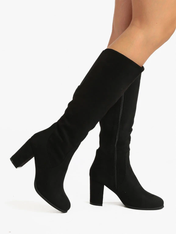 Energy Stivali Da Donna Con Tacco Scamosciati 1 Energy Stivali Da Donna Con Tacco Scamosciati