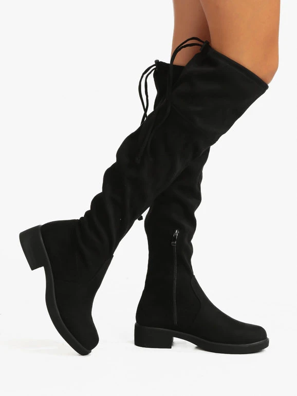 Energy Stivali Da Donna Scamosciati - Nero 1 Energy Stivali Da Donna Scamosciati - Nero