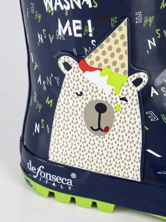 Stivali Da Pioggia In Gomma - Verde/ Blu 7 Stivali Da Pioggia In Gomma - Verde/ Blu - immagine 7