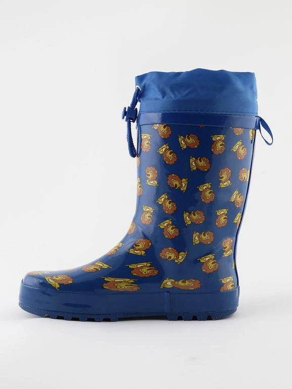 Stivali Da Pioggia In Gomma - Blu 4 Stivali Da Pioggia In Gomma - Blu - immagine 4