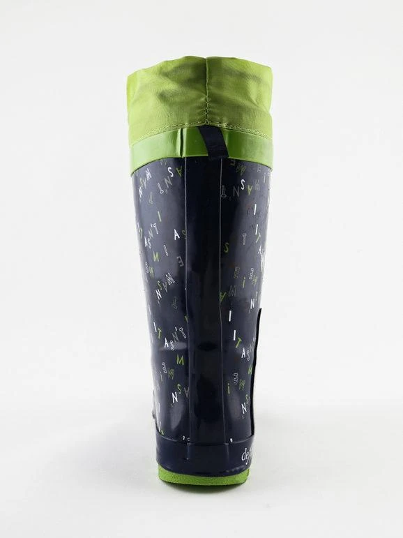 Stivali Da Pioggia In Gomma - Verde/ Blu 5 Stivali Da Pioggia In Gomma - Verde/ Blu - immagine 5