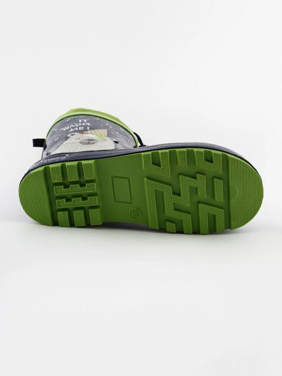 Stivali Da Pioggia In Gomma - Verde/ Blu 6 Stivali Da Pioggia In Gomma - Verde/ Blu - immagine 6