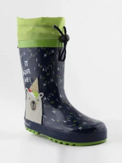 Stivali Da Pioggia In Gomma - Verde/ Blu