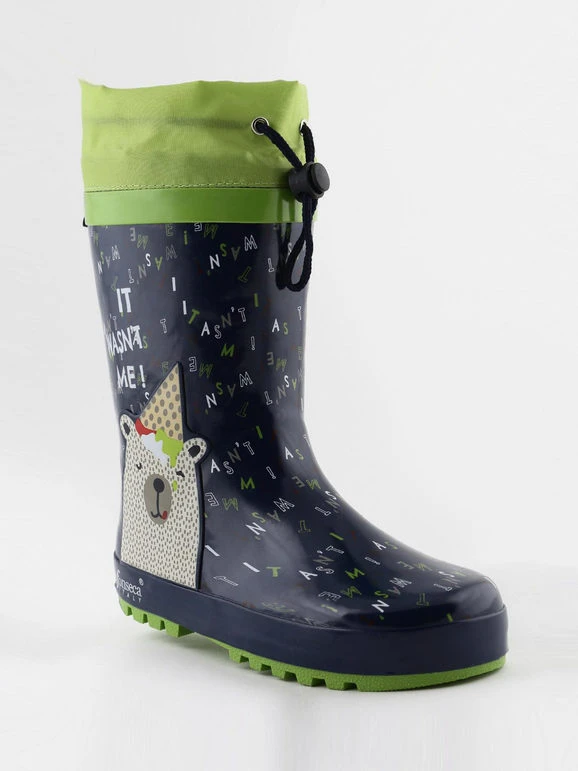 Stivali Da Pioggia In Gomma - Verde/ Blu 1 Stivali Da Pioggia In Gomma - Verde/ Blu