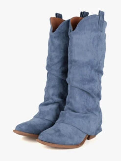 Stivali Donna A Punta Con Risvolto - Blu -Laura Biagiotti Italia stivali donna a punta con risvolto 599235