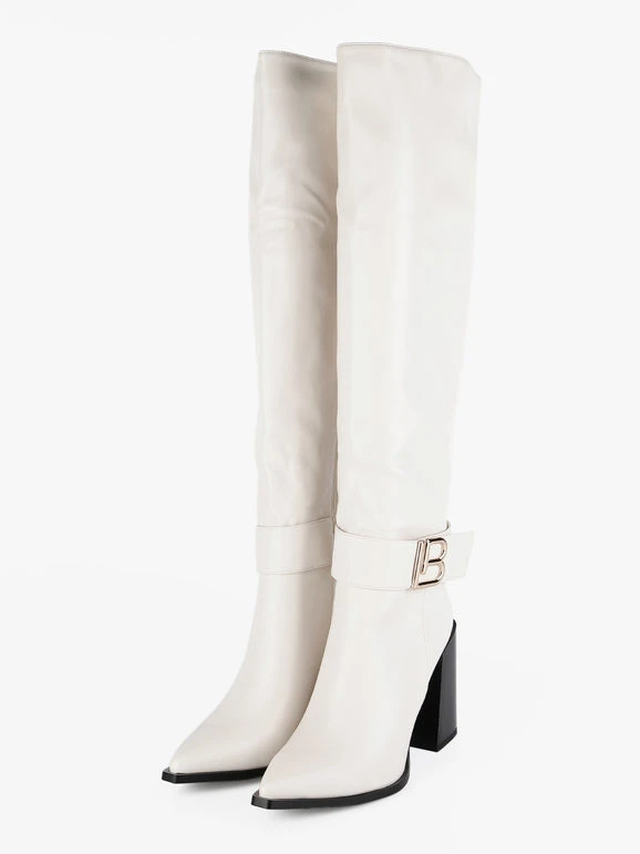 Laura Biagiotti Stivali Donna A Punta - Bianco 3 Laura Biagiotti Stivali Donna A Punta - Bianco - immagine 3