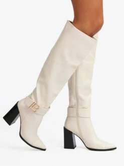 Laura Biagiotti Stivali Donna A Punta - Bianco