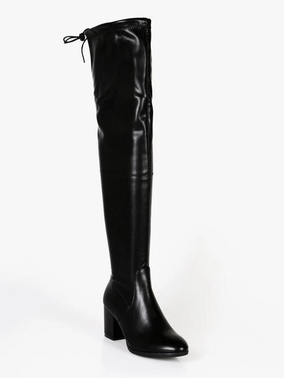 Diamantique Stivali Donna Al Ginocchio In Ecopelle 2 Diamantique Stivali Donna Al Ginocchio In Ecopelle - immagine 2