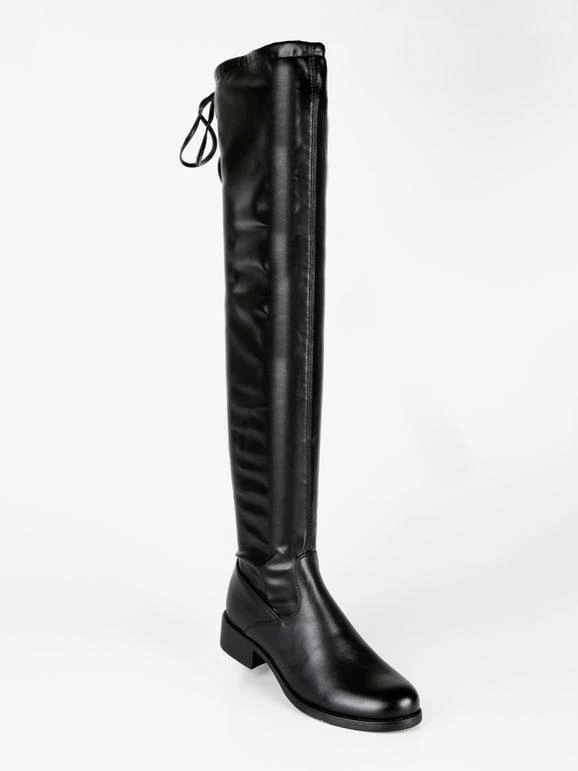 Diamantique Stivali Donna Al Ginocchio Senza Tacco 2 Diamantique Stivali Donna Al Ginocchio Senza Tacco - immagine 2