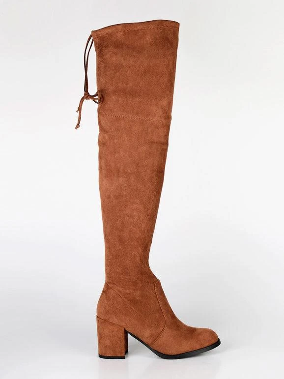 Diamantique Stivali Donna Scamosciati Al Ginocchio 4 Diamantique Stivali Donna Scamosciati Al Ginocchio - immagine 4