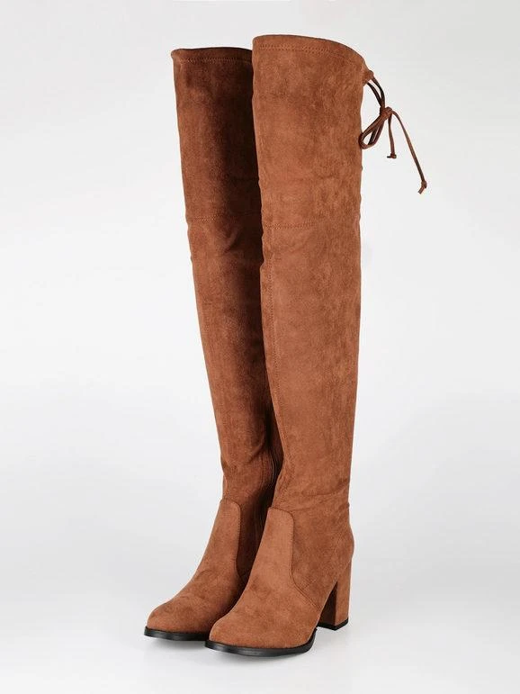 Diamantique Stivali Donna Scamosciati Al Ginocchio 3 Diamantique Stivali Donna Scamosciati Al Ginocchio - immagine 3