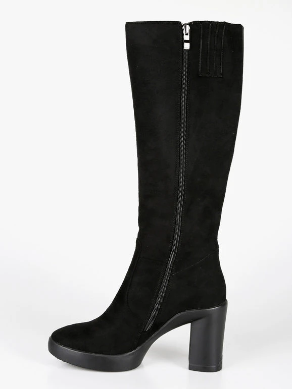 Gian Marco Venturi Stivali Donna Scamosciati Con Tacco E Plateau 5 Gian Marco Venturi Stivali Donna Scamosciati Con Tacco E Plateau - immagine 5