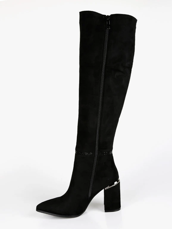 Laura Biagiotti Stivali Donna Scamosciati Con Tacco 4 Laura Biagiotti Stivali Donna Scamosciati Con Tacco - immagine 4