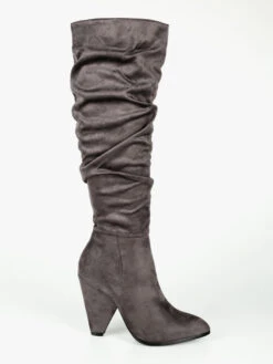 Stivali Donna Scamosciati Con Tacco - Grigio -Laura Biagiotti Italia stivali donna scamosciati con tacco 490585