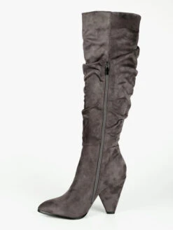 Stivali Donna Scamosciati Con Tacco - Grigio -Laura Biagiotti Italia stivali donna scamosciati con tacco 490800