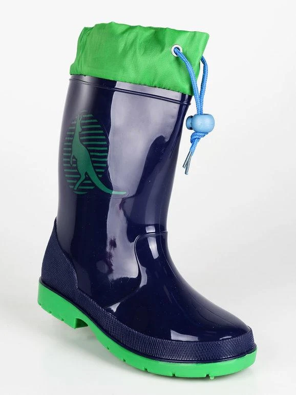Stivali In Gomma Per Bambini - Blu 4 Stivali In Gomma Per Bambini - Blu - immagine 4