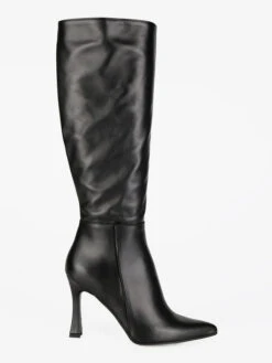 Stivali In Pelle A Punta Con Tacco - Nero -Laura Biagiotti Italia stivali in pelle a punta con tacco 562108