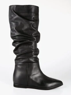 Made In Italy Stivali In Pelle Bassi A Punta Da Donna -Laura Biagiotti Italia stivali in pelle bassi a punta da donna 470175