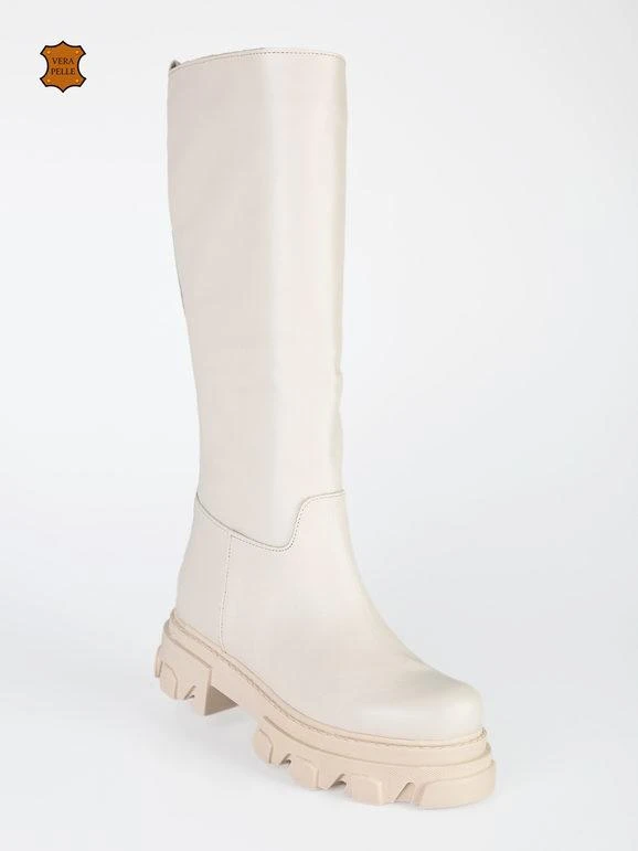 Made In Italy Stivali In Pelle Chelsea Da Donna 2 Made In Italy Stivali In Pelle Chelsea Da Donna - immagine 2