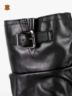 Queen Helena Stivali In Pelle Da Donna Con Fibbie -Laura Biagiotti Italia stivali in pelle da donna con fibbie 383866