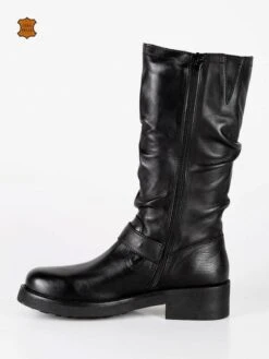 Queen Helena Stivali In Pelle Da Donna Con Fibbie -Laura Biagiotti Italia stivali in pelle da donna con fibbie 383974