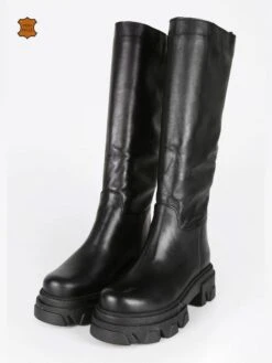 MADE IN ITALY Stivali In Pelle Da Donna - Nero -Laura Biagiotti Italia stivali in pelle da donna 407469