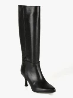 Stivali In Pelle Da Donna - Nero