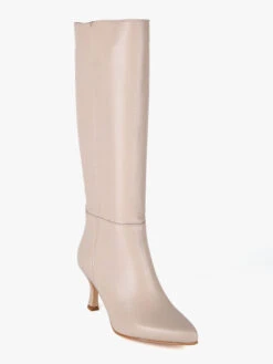 Stivali In Pelle Da Donna - Taupe -Laura Biagiotti Italia stivali in pelle da donna 519332