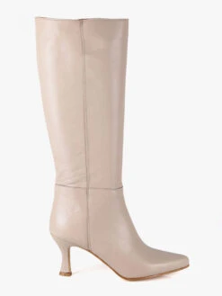 Stivali In Pelle Da Donna - Taupe -Laura Biagiotti Italia stivali in pelle da donna 519337