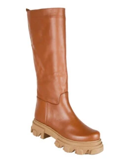 MADE IN ITALY Stivali In Pelle Da Donna - Cuoio -Laura Biagiotti Italia stivali in pelle da donna 598908