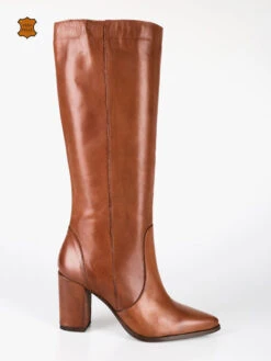 MADE IN ITALY Stivali In Pelle Donna Con Tacco - Cuoio -Laura Biagiotti Italia stivali in pelle donna con tacco 470081